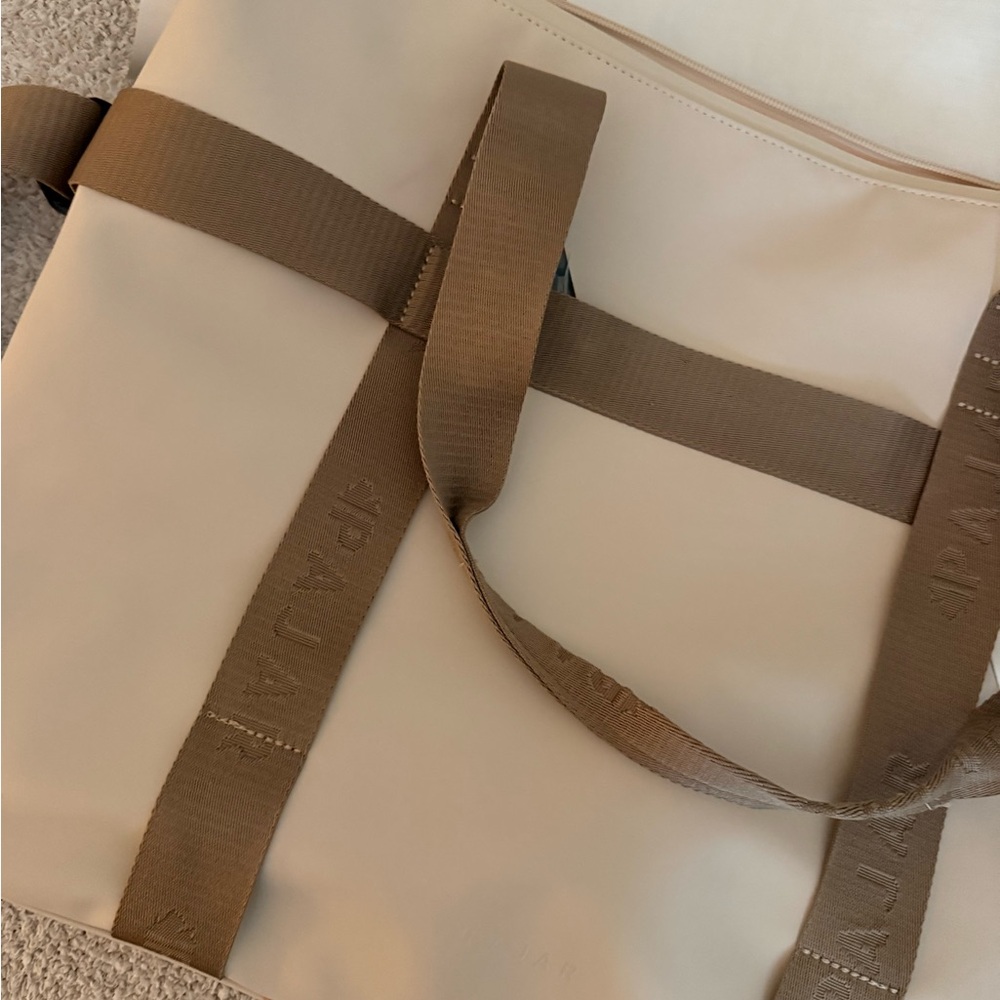 Pajar Cream and Brown Tote Bag - Picture 2 of 5